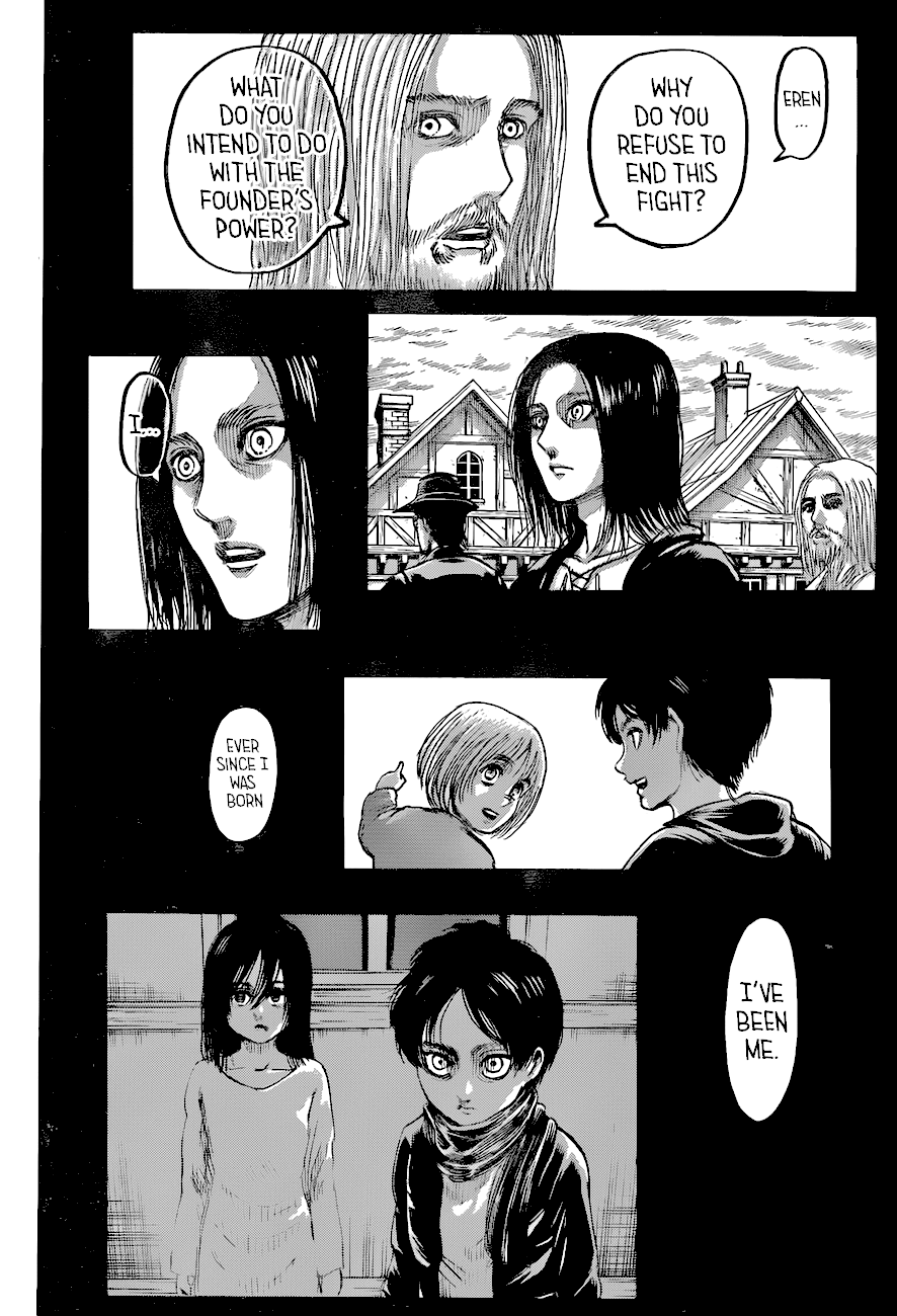 Attack on Titan manga, chapter 121, page 3 of 45