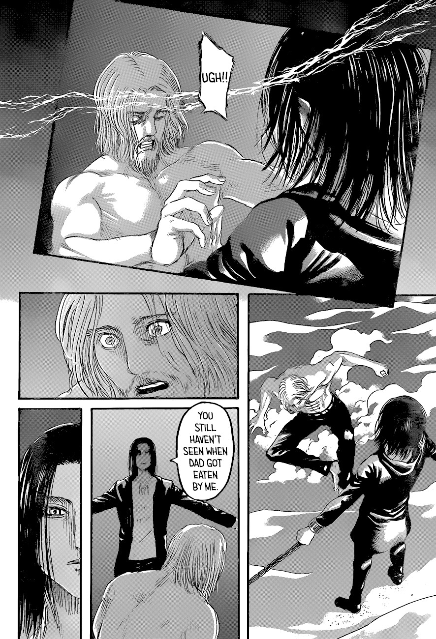 Attack on Titan manga, chapter 121, page 38 of 45