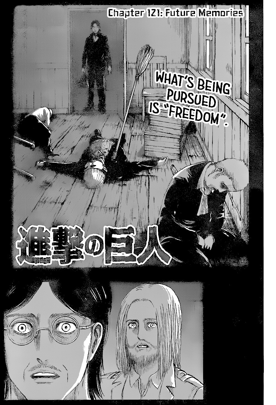 Attack on Titan manga, chapter 121, page 4 of 45