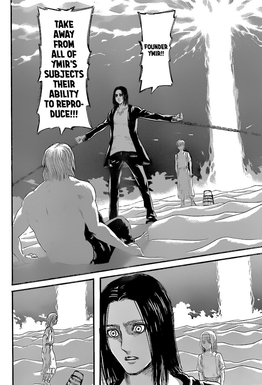 Attack on Titan manga, chapter 121, page 42 of 45