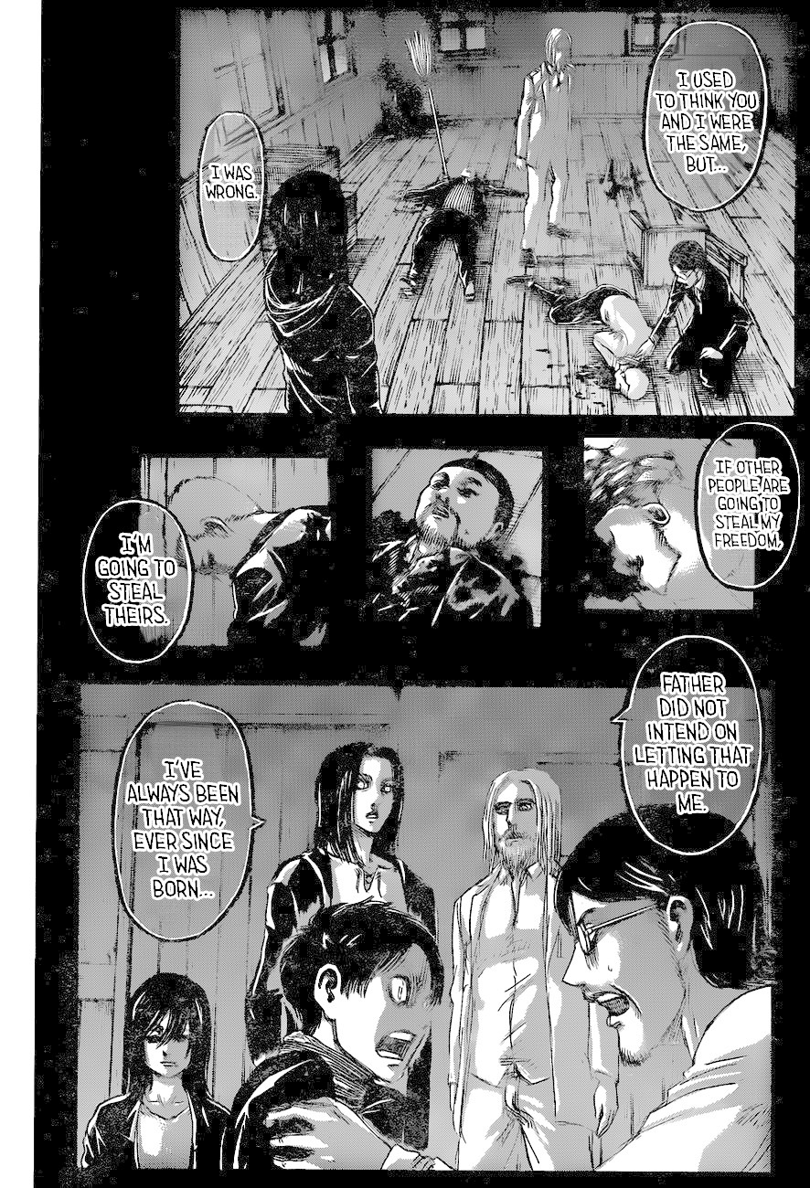 Attack on Titan manga, chapter 121, page 5 of 45