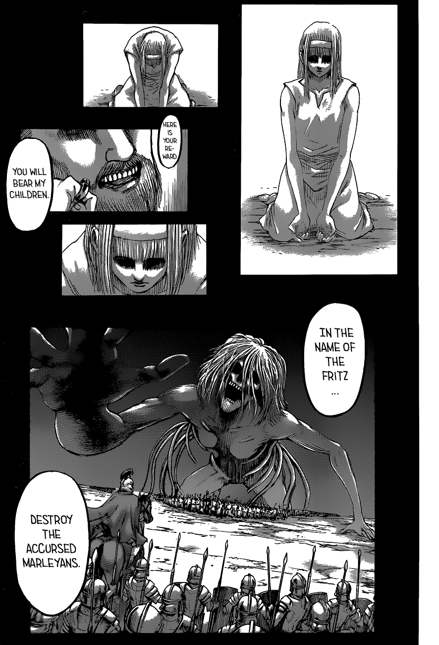 Attack on Titan manga, chapter 122, page 17 of 40