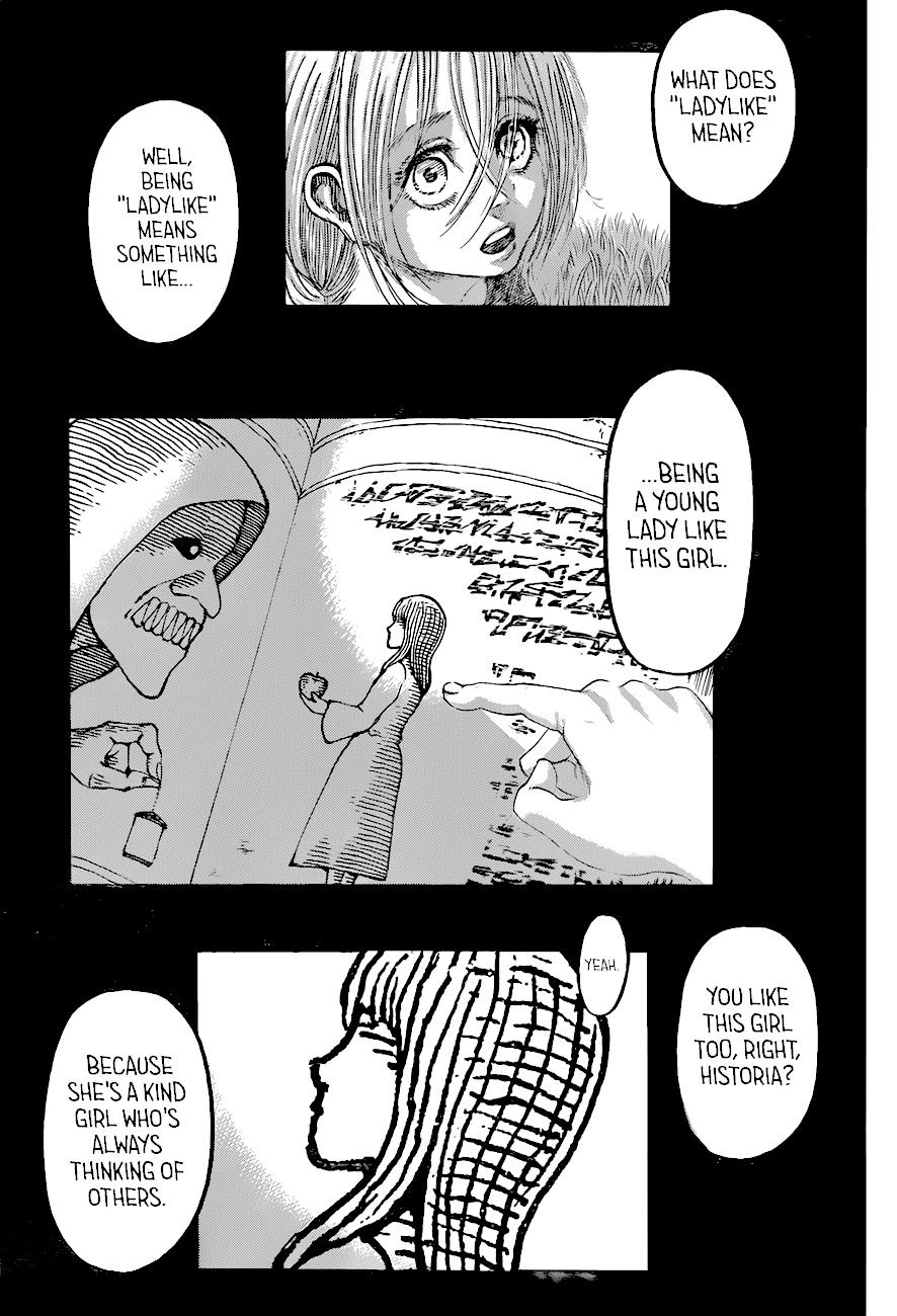 Attack on Titan manga, chapter 122, page 2 of 40