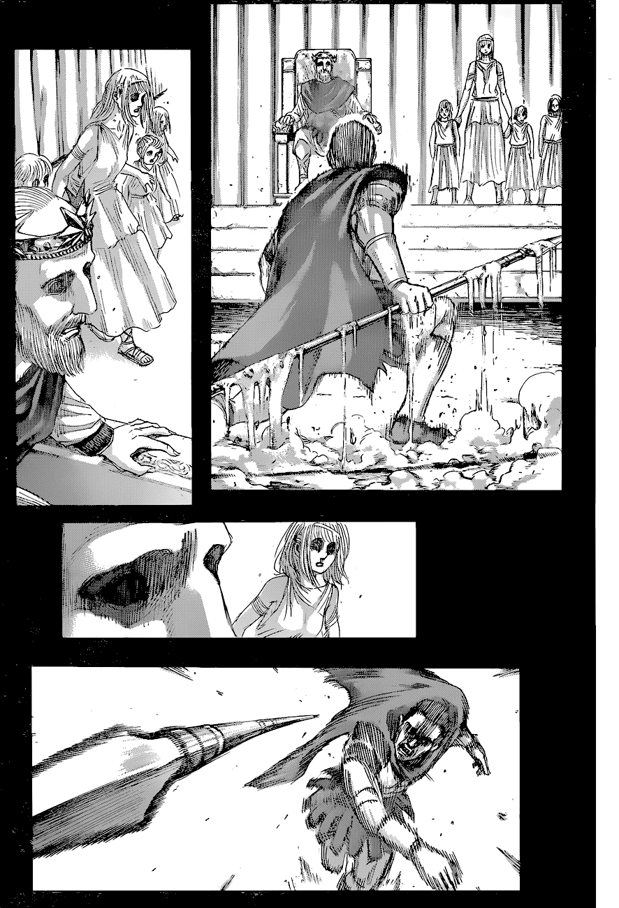 Attack on Titan manga, chapter 122, page 21 of 40