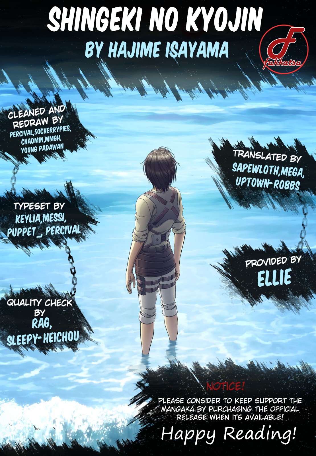 Attack on Titan Chapter 123 page 1 - Chapter 123: Devils of the Island