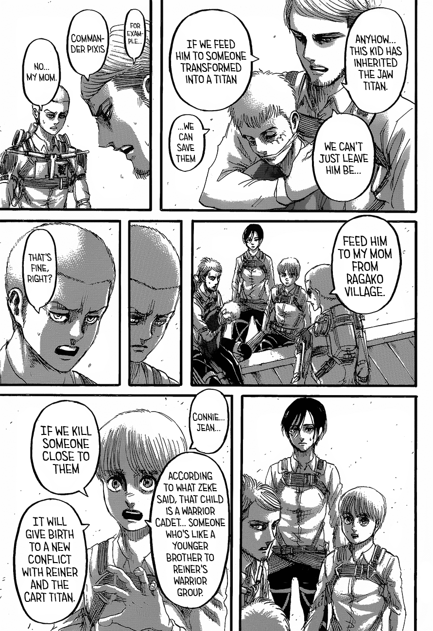 Attack on Titan manga, chapter 124, page 14 of 47