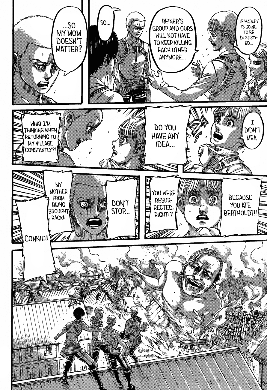 Attack on Titan manga, chapter 124, page 15 of 47