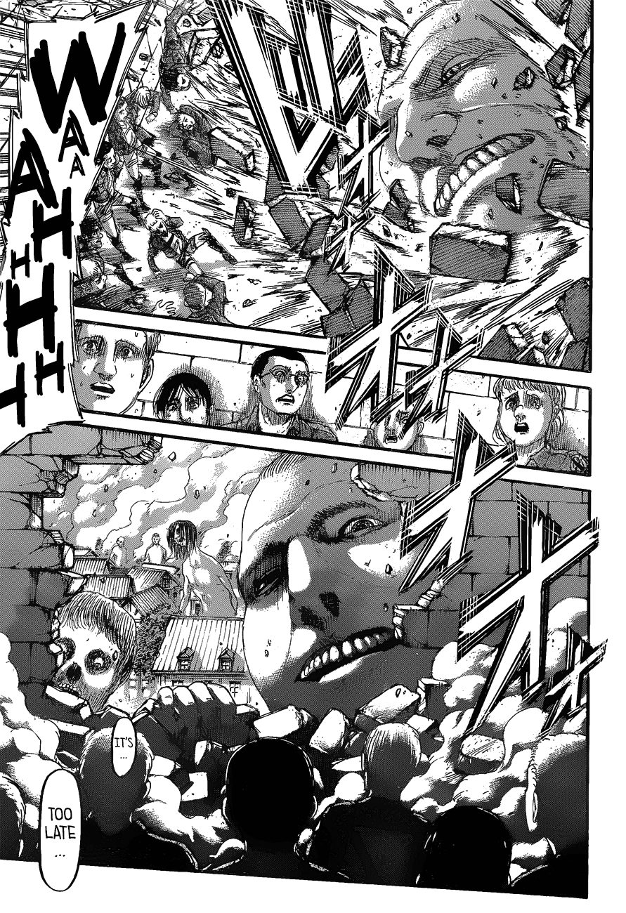 Attack on Titan manga, chapter 124, page 18 of 47