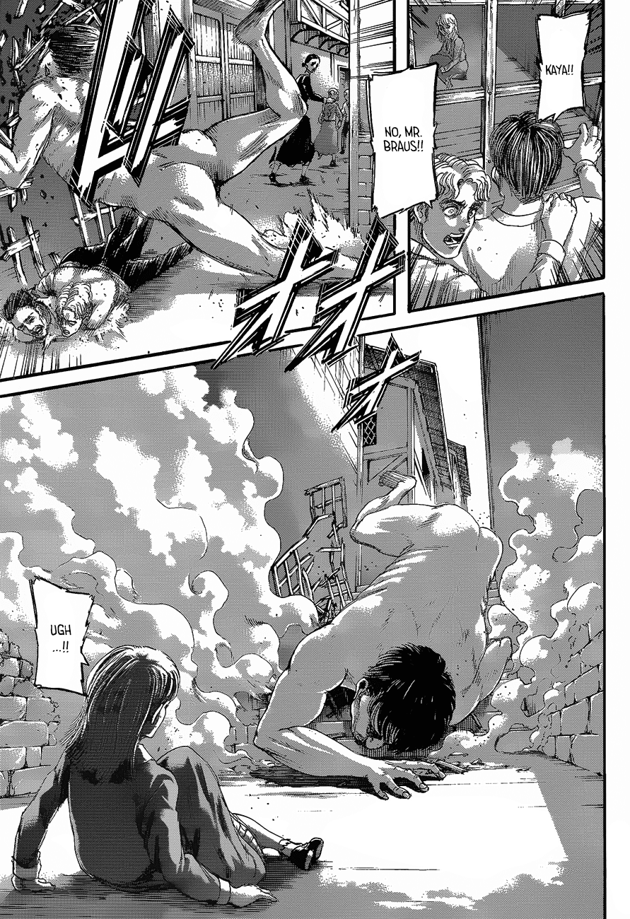 Attack on Titan manga, chapter 124, page 20 of 47