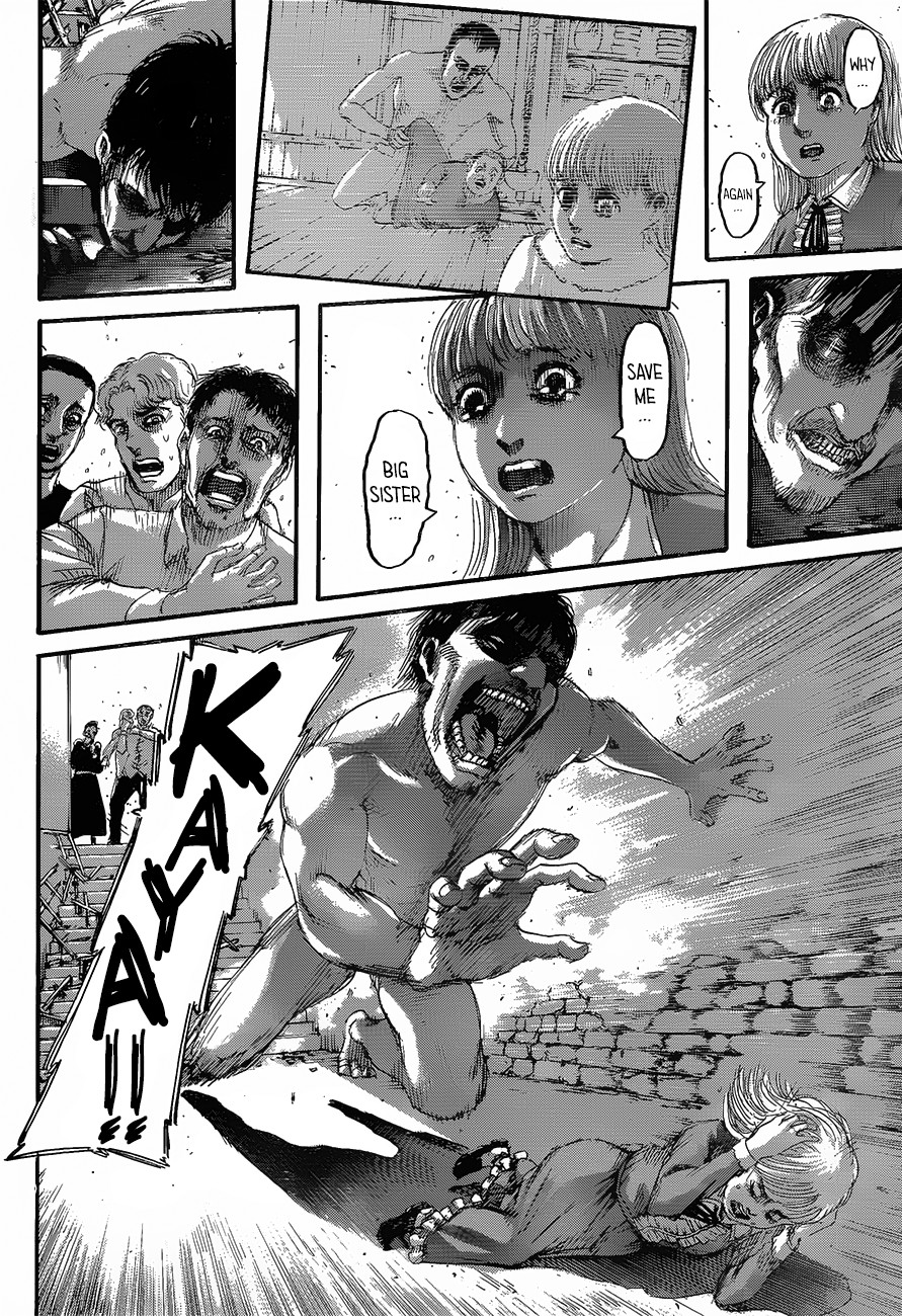 Attack on Titan manga, chapter 124, page 21 of 47
