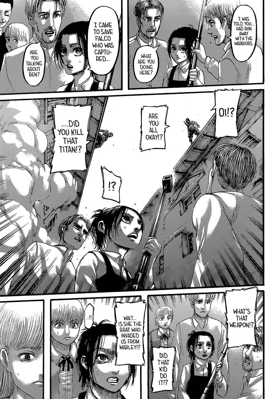 Attack on Titan manga, chapter 124, page 26 of 47