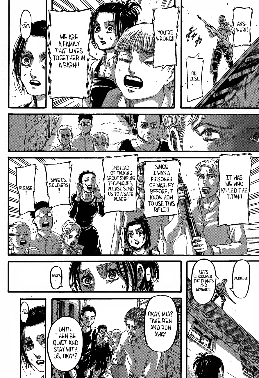 Attack on Titan manga, chapter 124, page 27 of 47