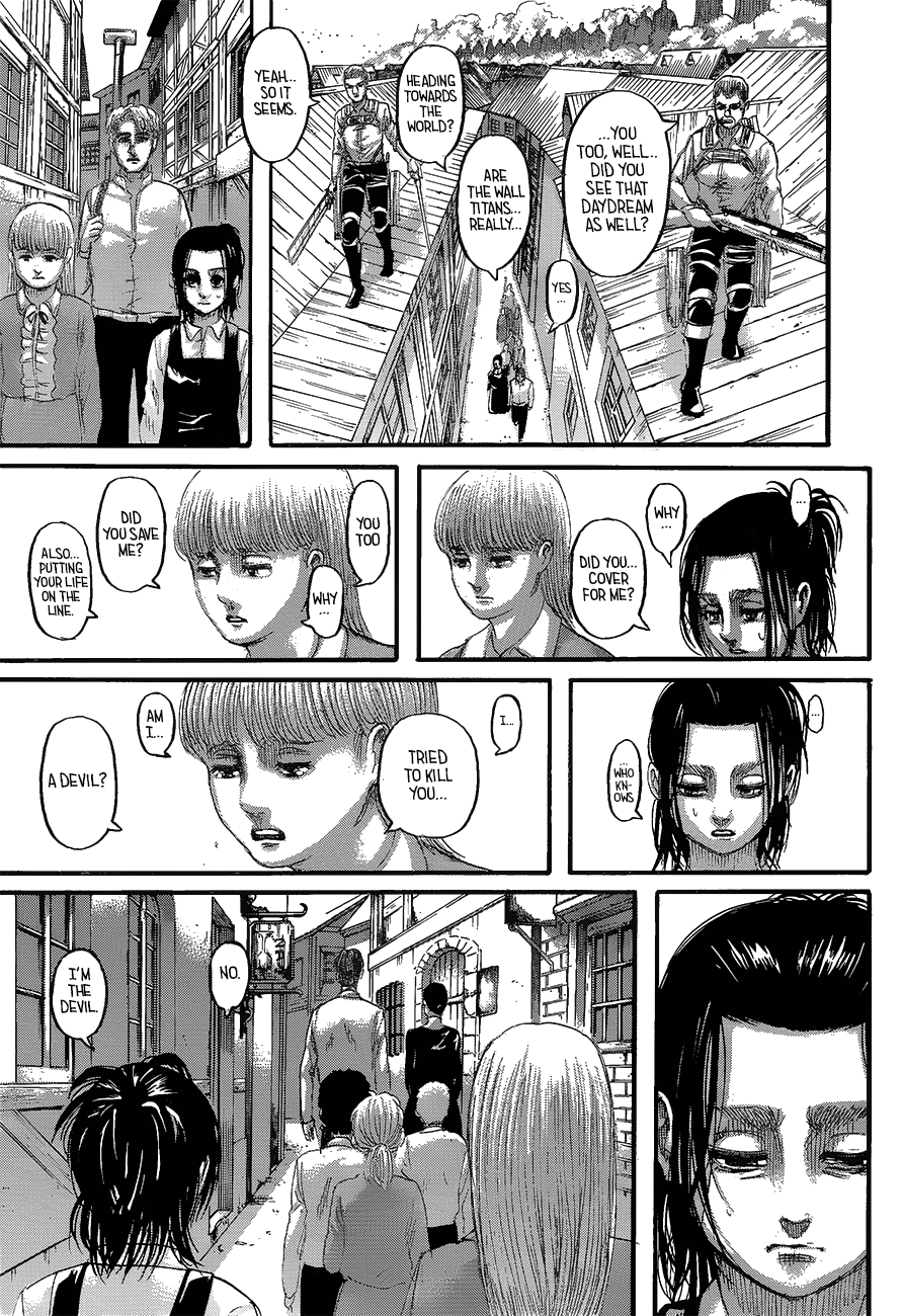 Attack on Titan manga, chapter 124, page 28 of 47