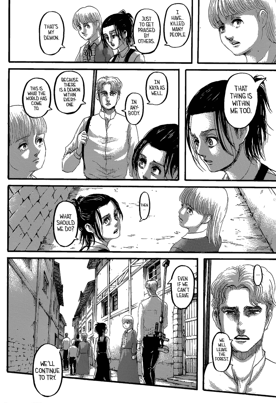 Attack on Titan manga, chapter 124, page 29 of 47