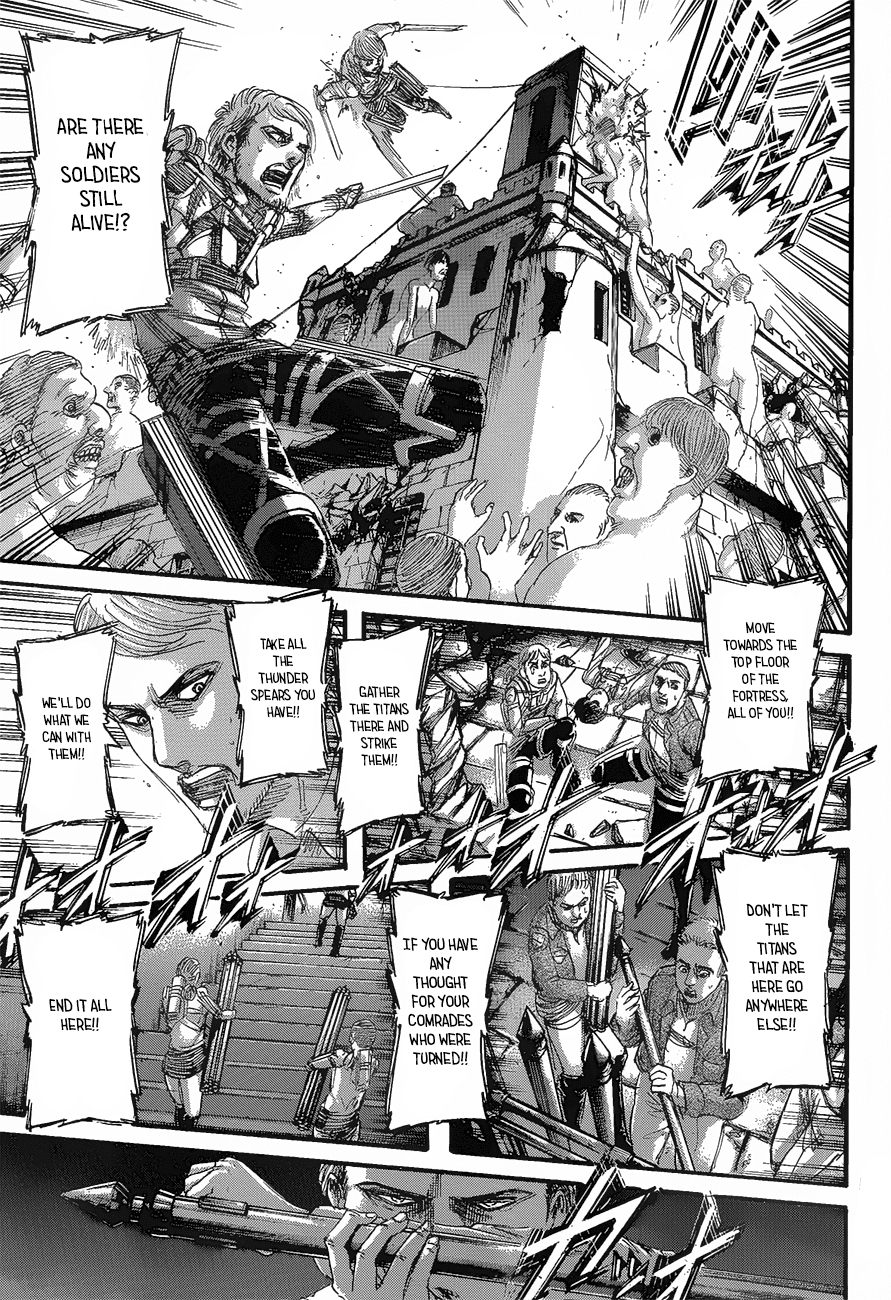 Attack on Titan manga, chapter 124, page 34 of 47