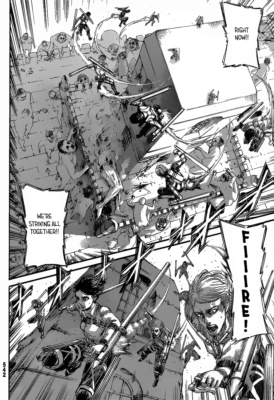 Attack on Titan manga, chapter 124, page 35 of 47