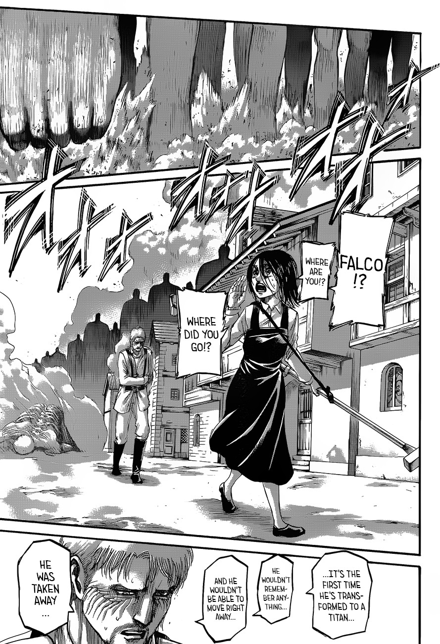Attack on Titan manga, chapter 124, page 4 of 47