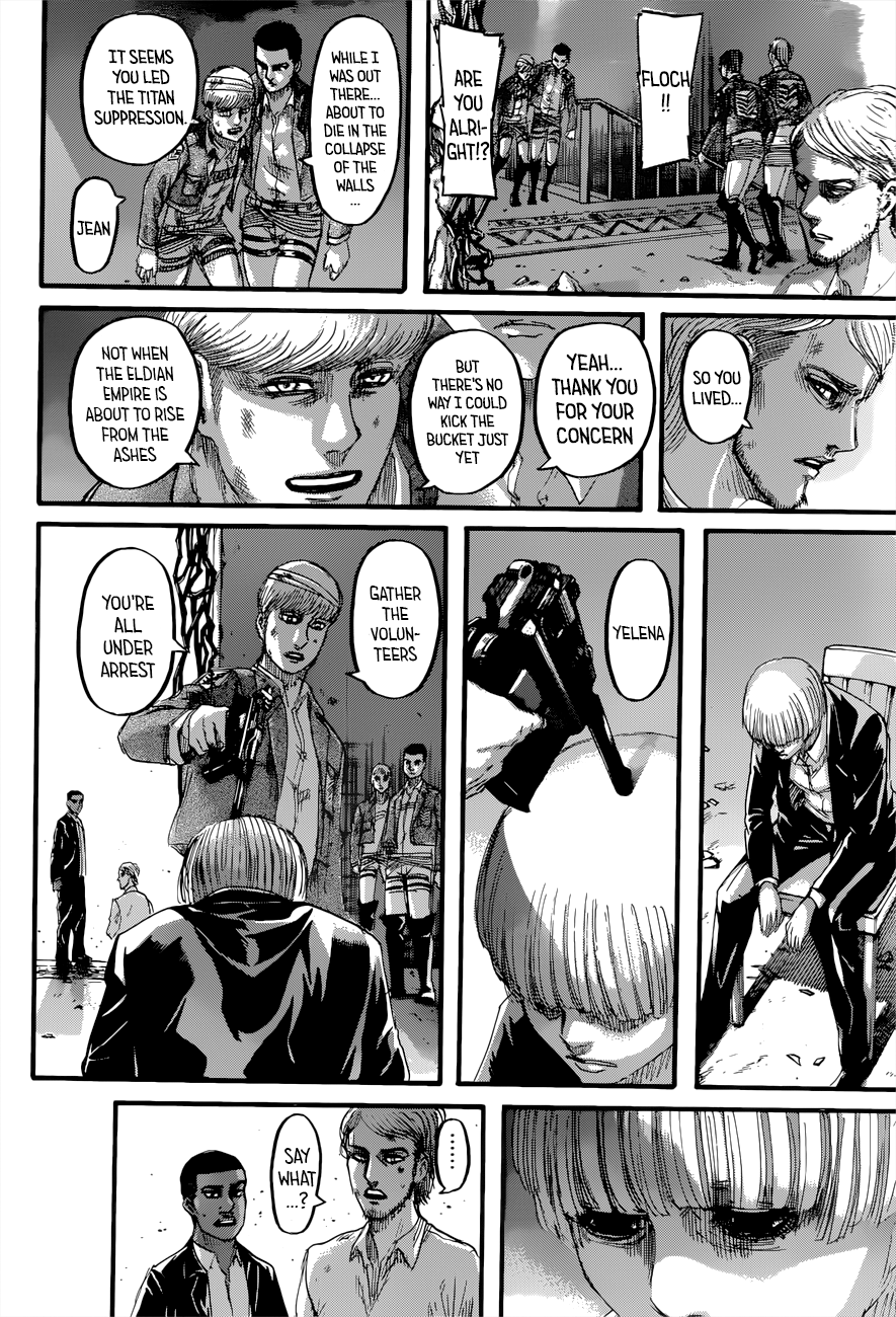 Attack on Titan manga, chapter 124, page 41 of 47