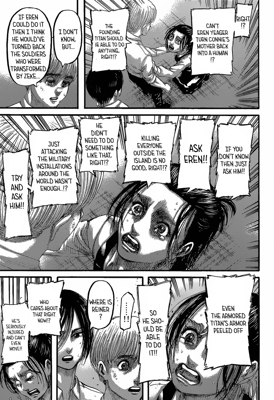 Attack on Titan manga, chapter 124, page 44 of 47