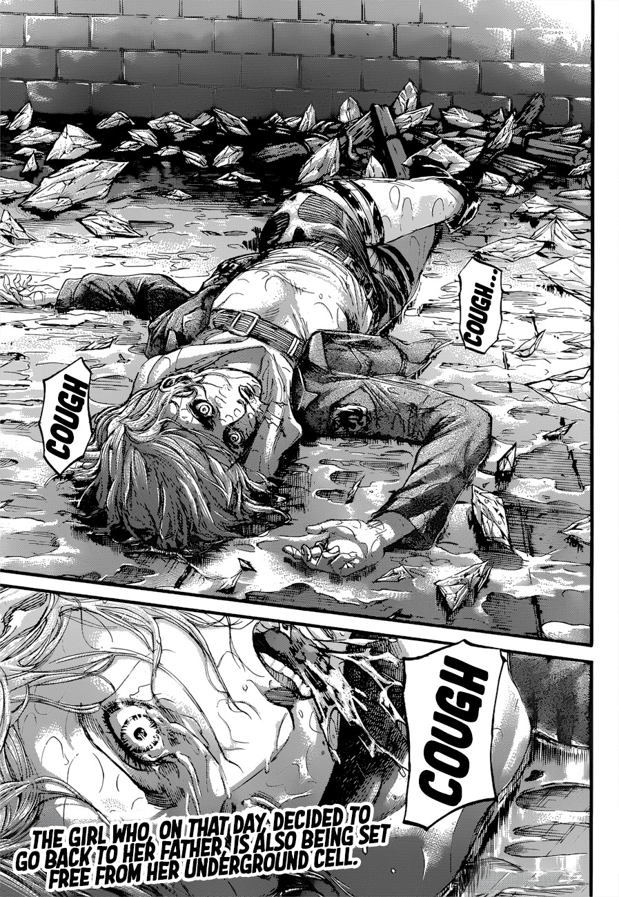 Attack on Titan manga, chapter 124, page 46 of 47