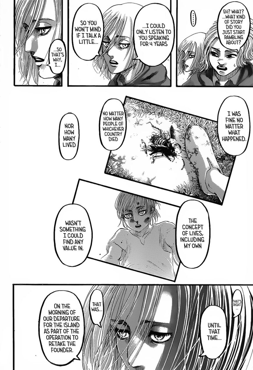 Attack on Titan manga, chapter 125, page 15 of 46