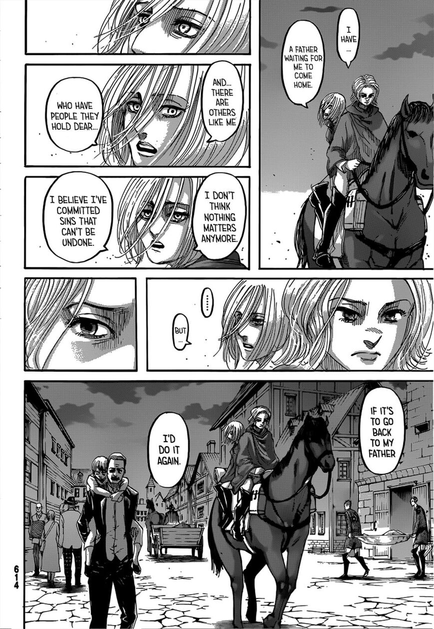 Attack on Titan manga, chapter 125, page 17 of 46