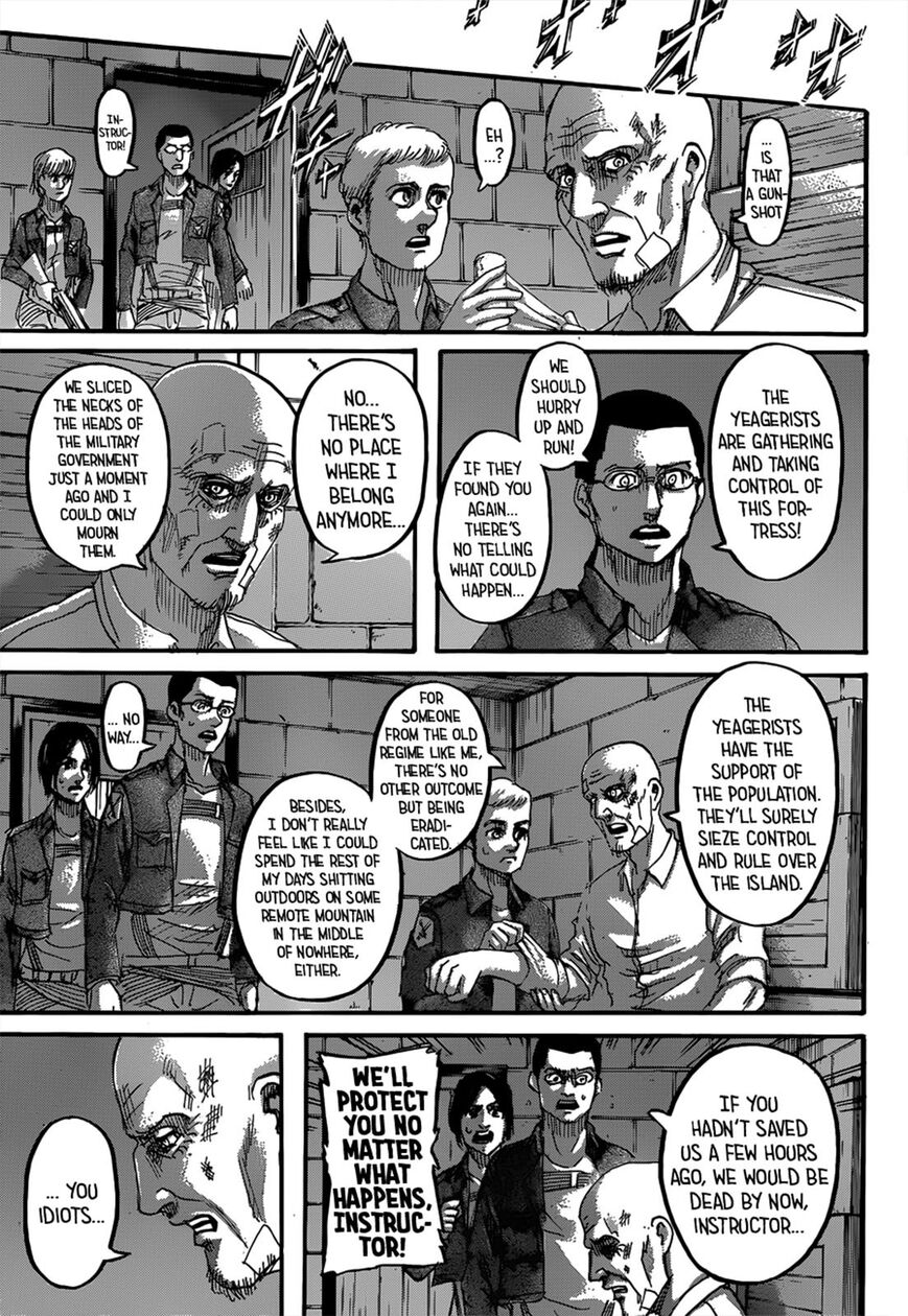Attack on Titan manga, chapter 125, page 22 of 46