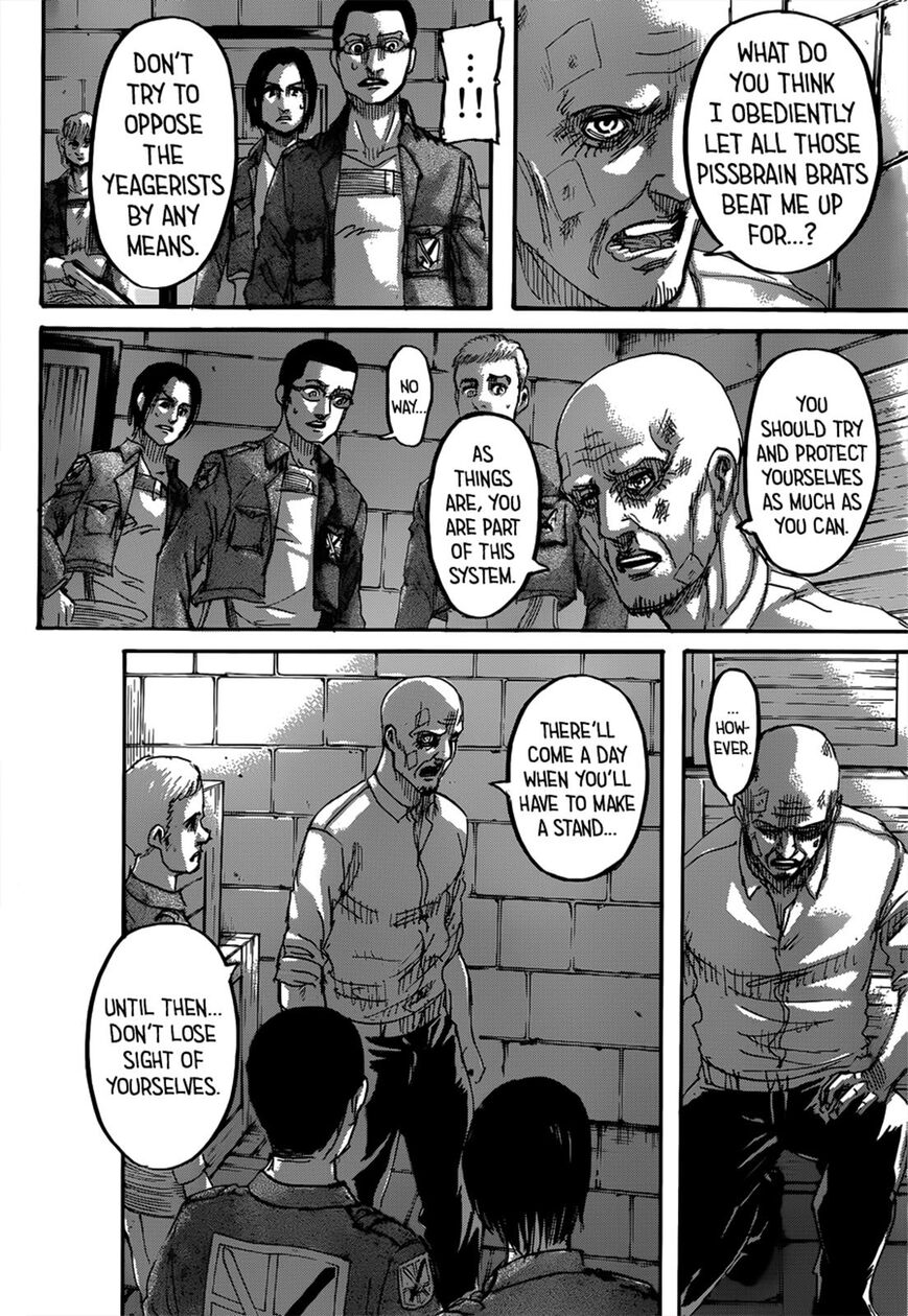 Attack on Titan manga, chapter 125, page 23 of 46