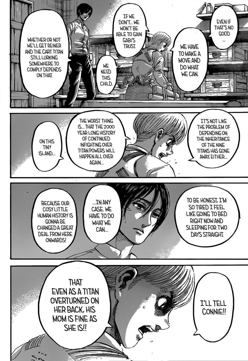 Attack on Titan manga, chapter 125, page 25 of 46