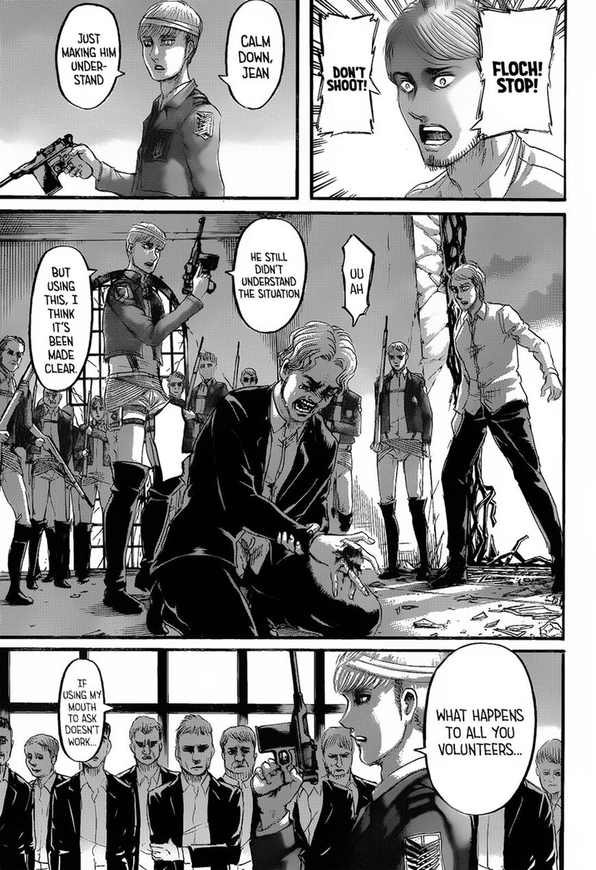 Attack on Titan manga, chapter 125, page 32 of 46