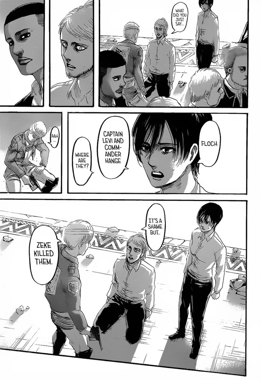 Attack on Titan manga, chapter 125, page 38 of 46
