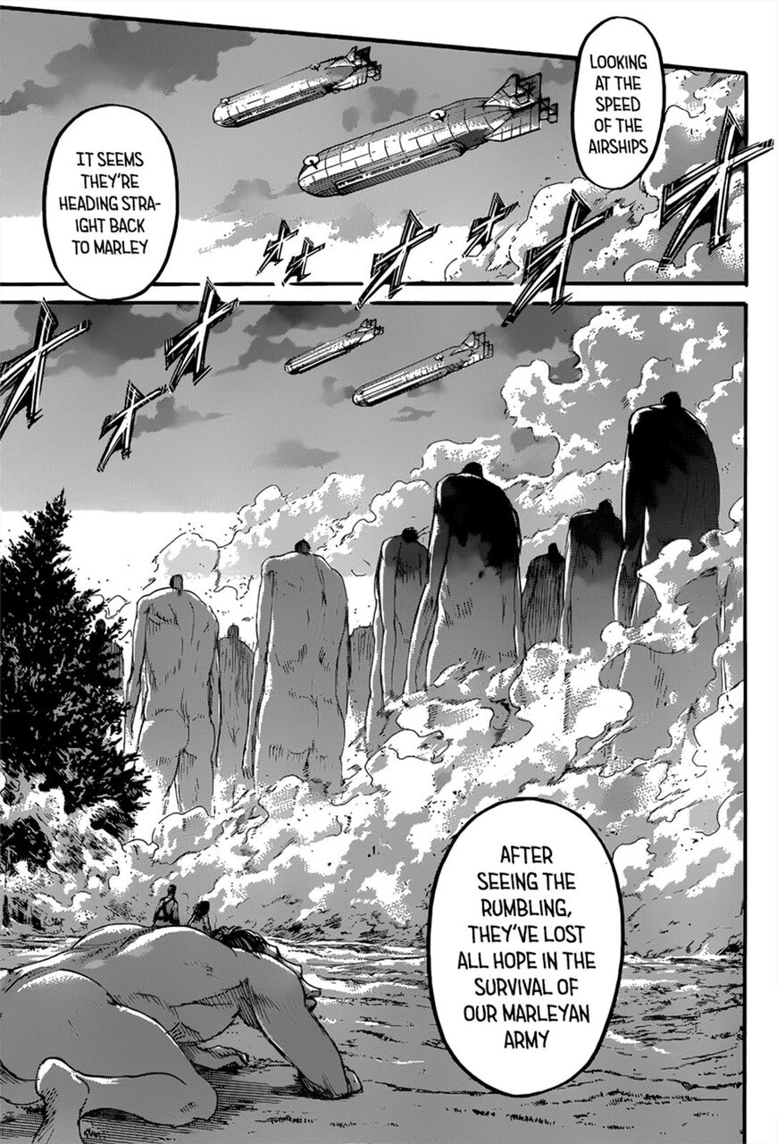 Attack on Titan manga, chapter 125, page 42 of 46