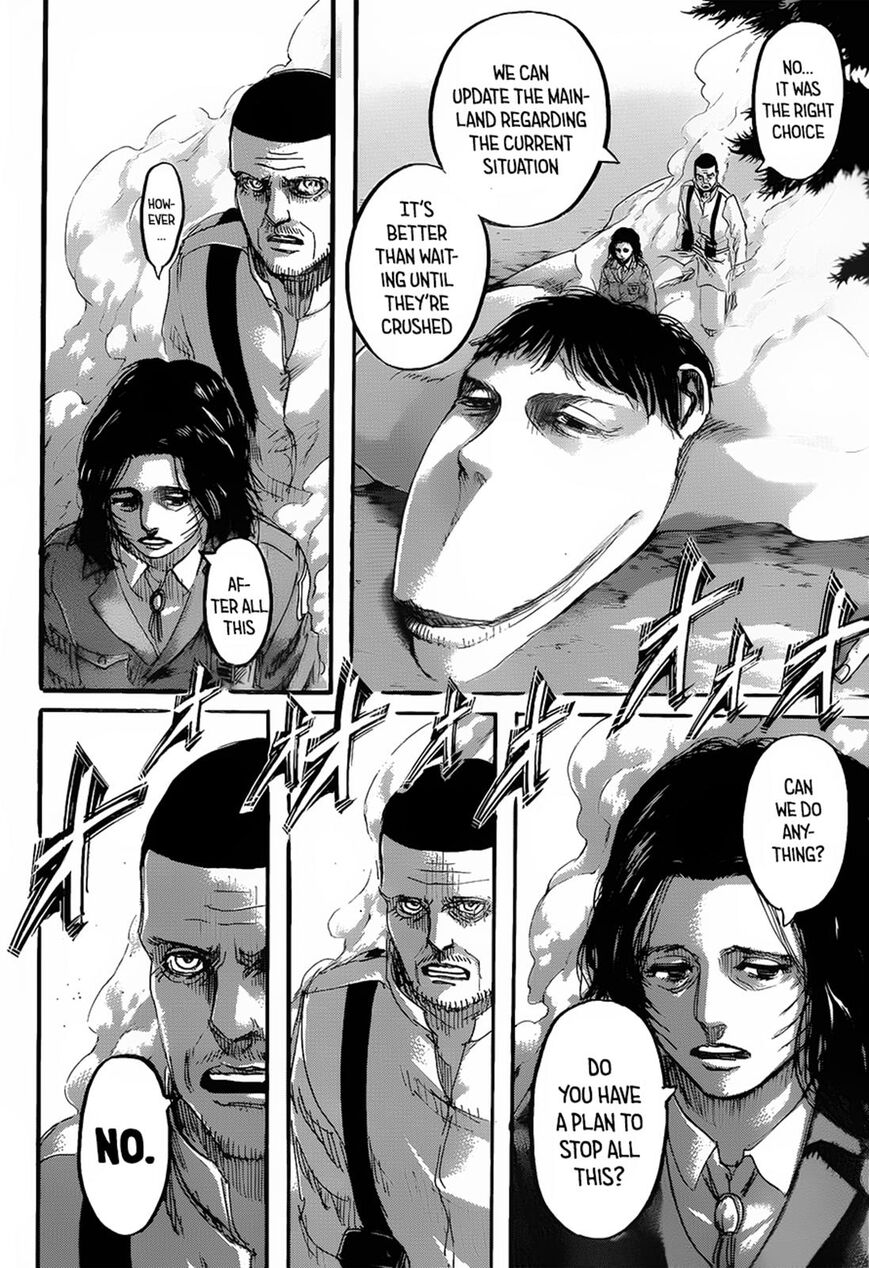 Attack on Titan manga, chapter 125, page 43 of 46