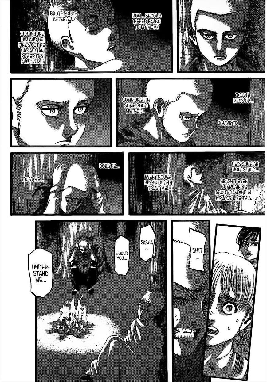 Attack on Titan manga, chapter 126, page 13 of 46
