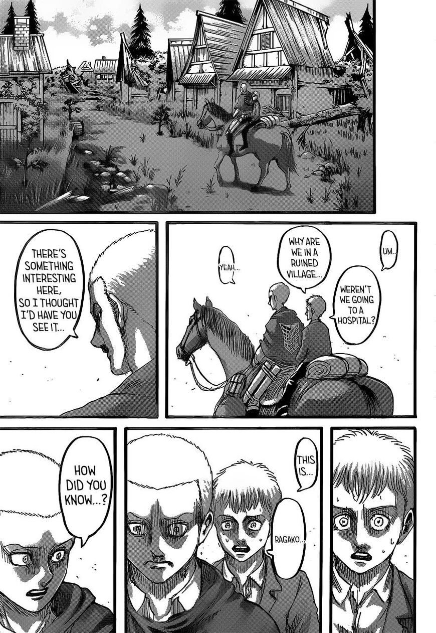 Attack on Titan manga, chapter 126, page 14 of 46