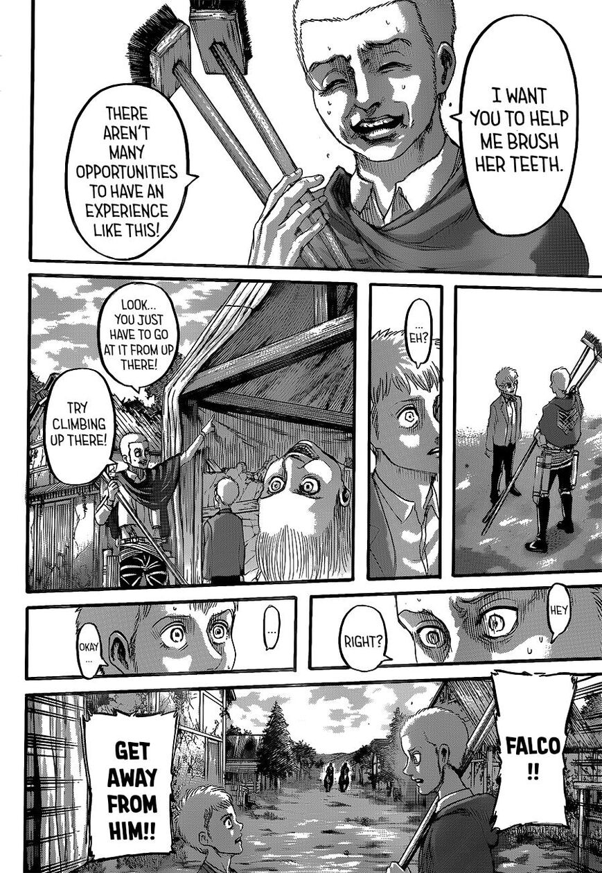 Attack on Titan manga, chapter 126, page 17 of 46