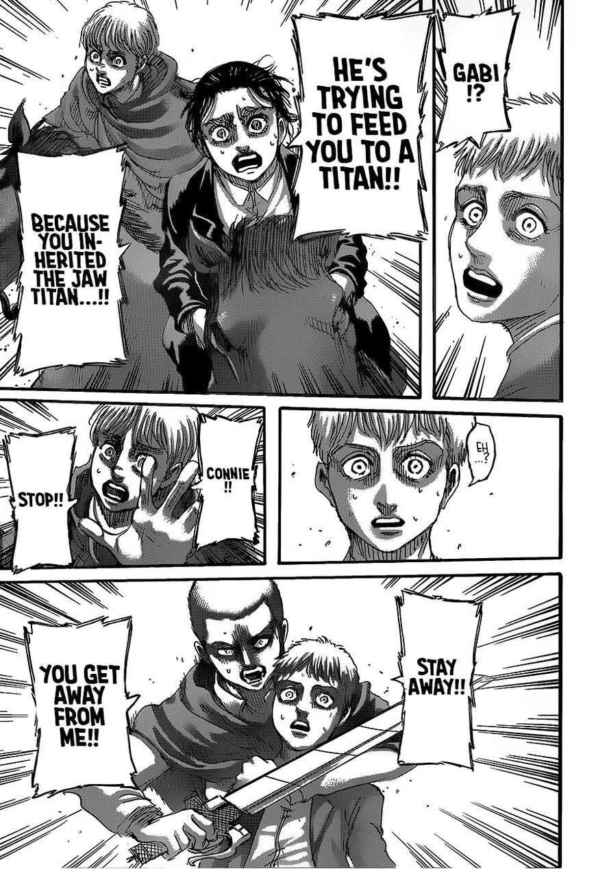 Attack on Titan manga, chapter 126, page 18 of 46