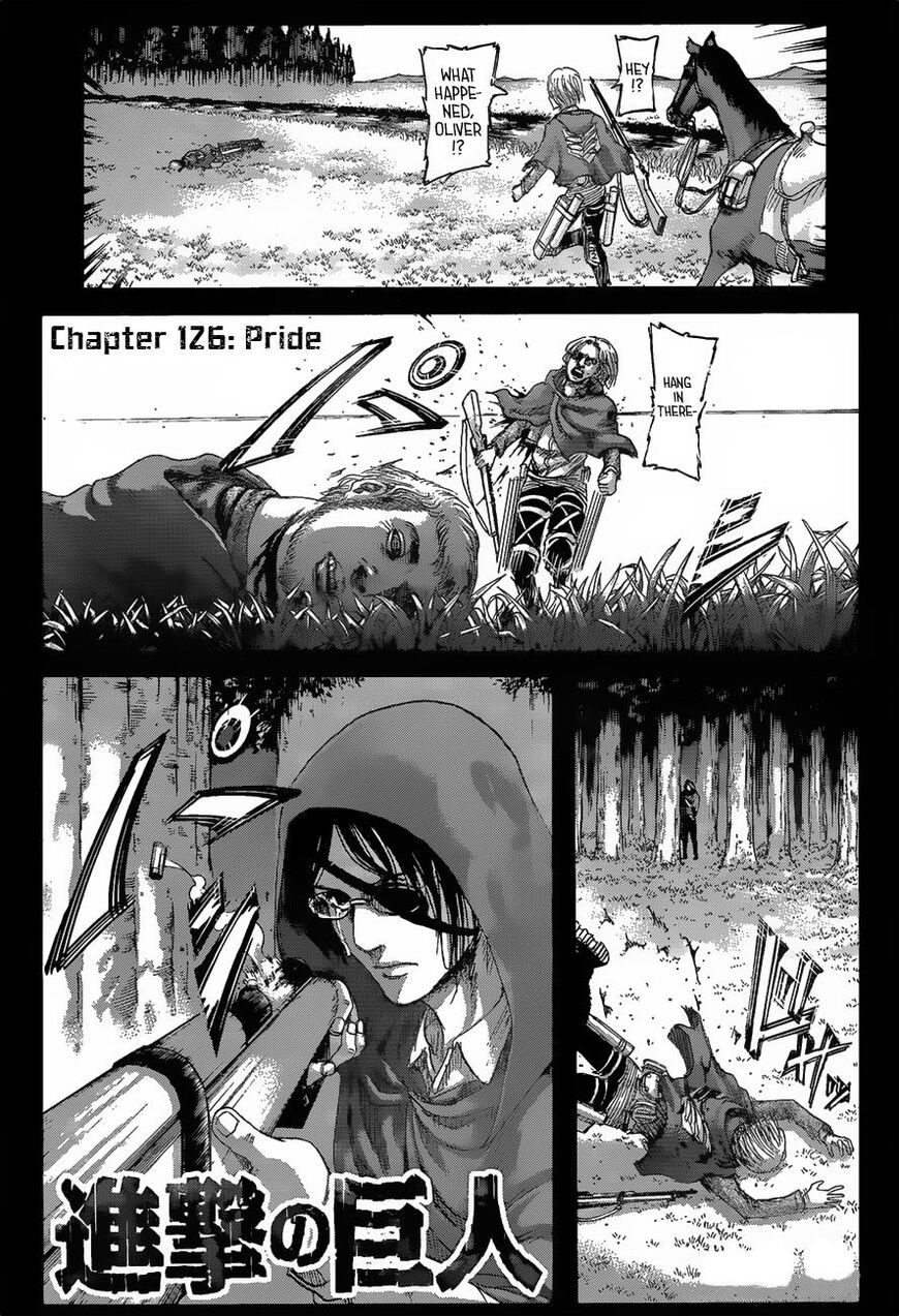 Attack on Titan manga, chapter 126, page 2 of 46