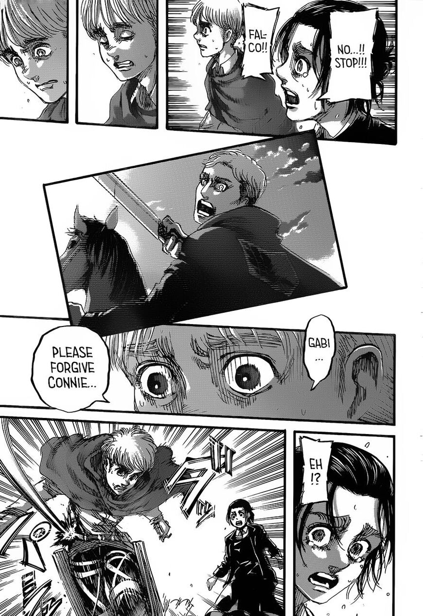 Attack on Titan manga, chapter 126, page 20 of 46