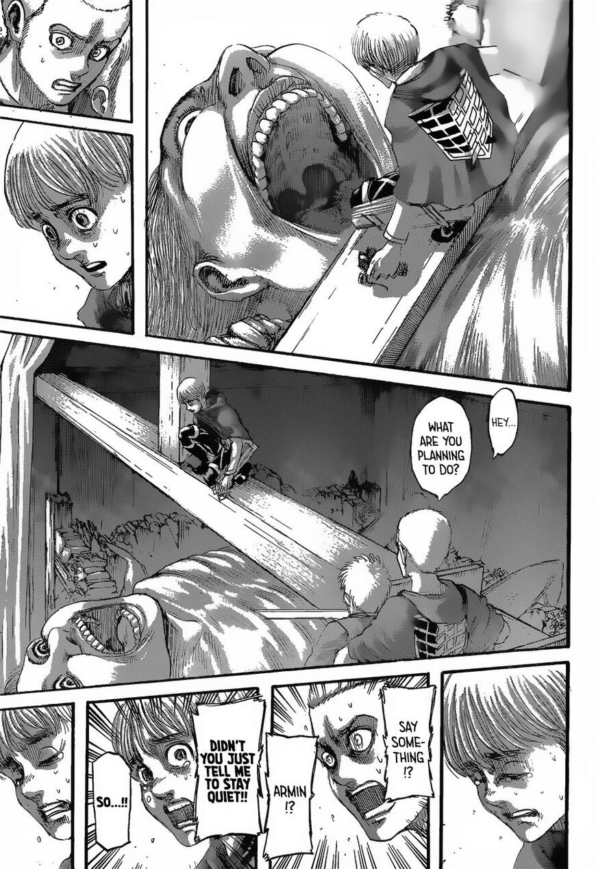 Attack on Titan manga, chapter 126, page 22 of 46