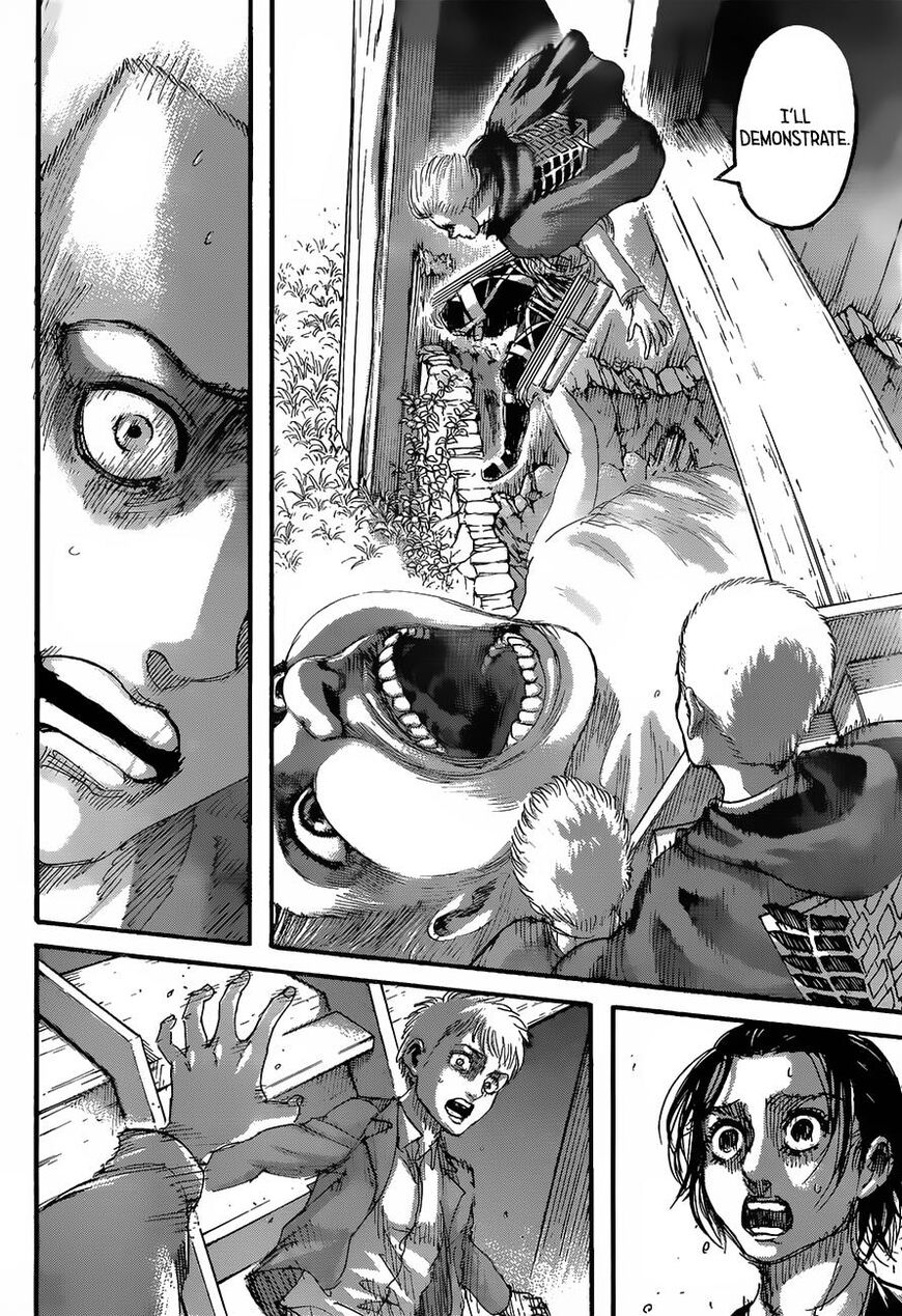 Attack on Titan manga, chapter 126, page 23 of 46