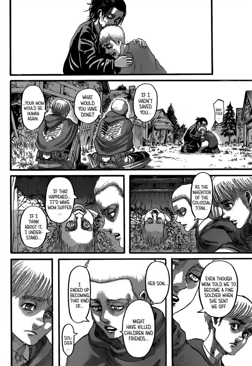 Attack on Titan manga, chapter 126, page 25 of 46