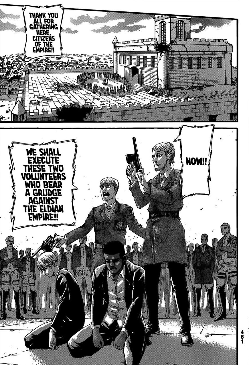 Attack on Titan manga, chapter 126, page 34 of 46