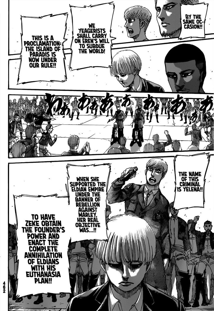Attack on Titan manga, chapter 126, page 35 of 46
