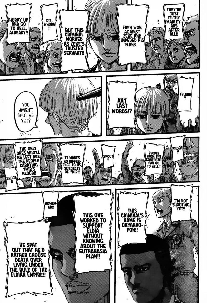 Attack on Titan manga, chapter 126, page 36 of 46