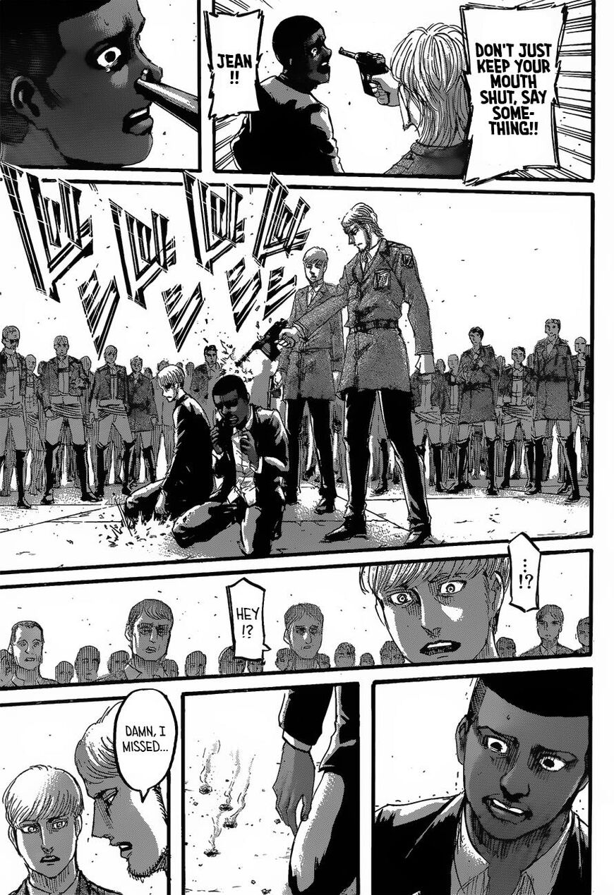 Attack on Titan manga, chapter 126, page 38 of 46