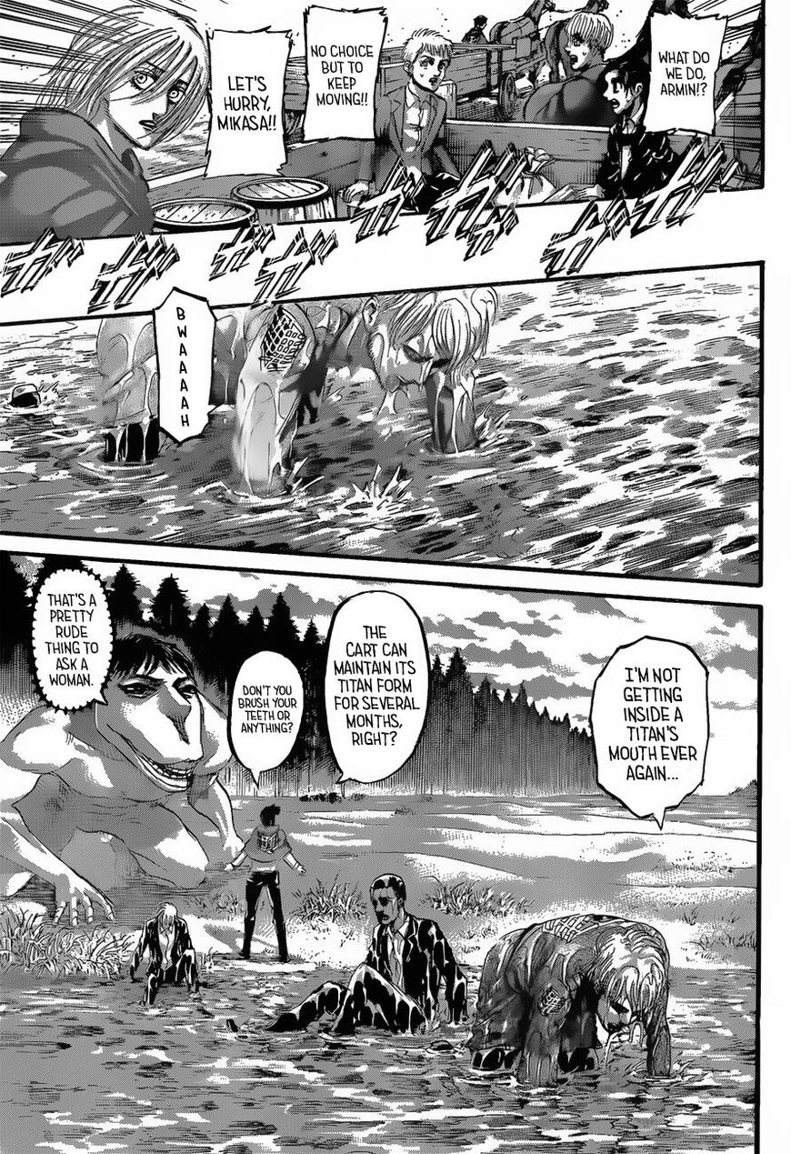 Attack on Titan manga, chapter 126, page 42 of 46