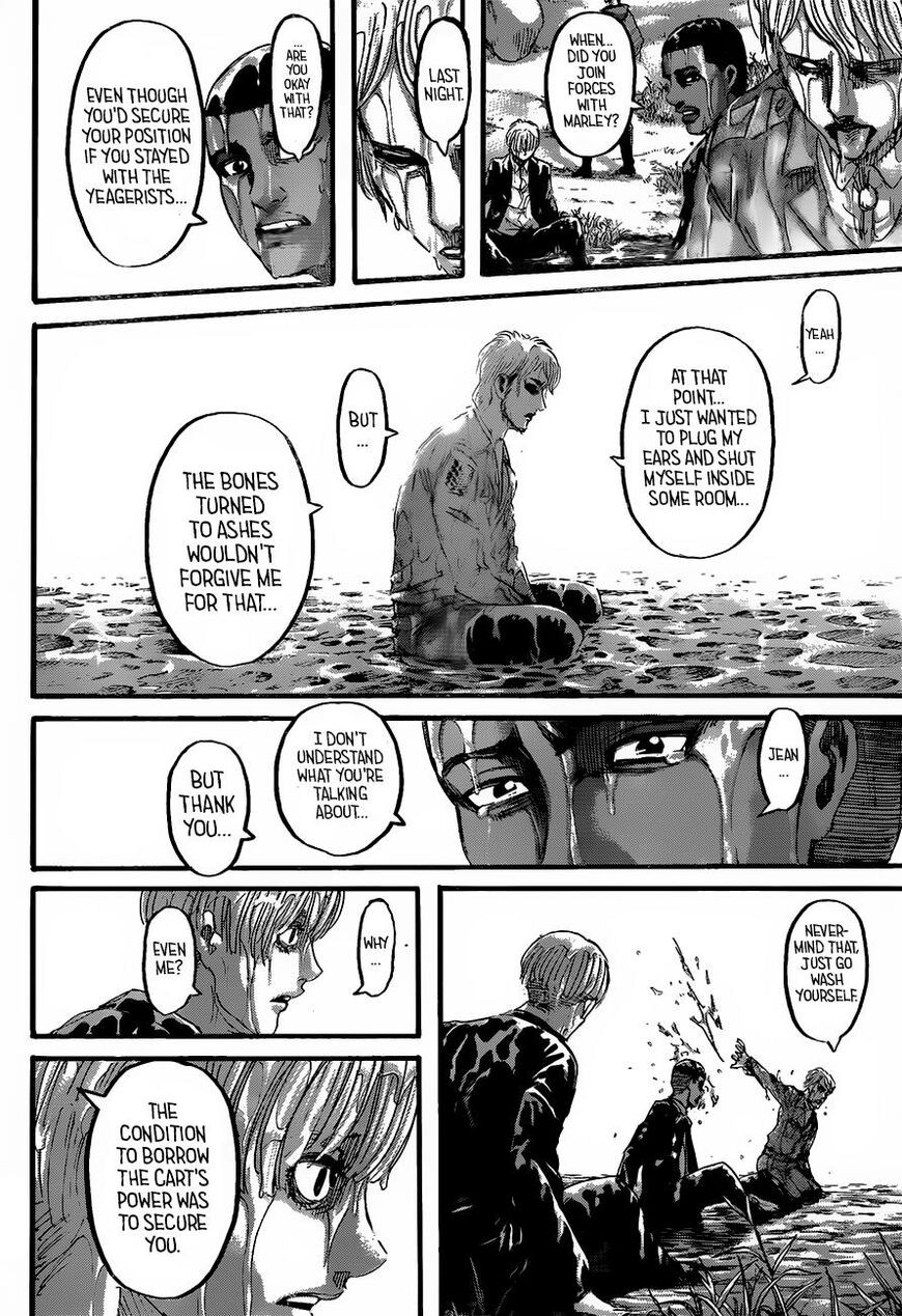 Attack on Titan manga, chapter 126, page 43 of 46