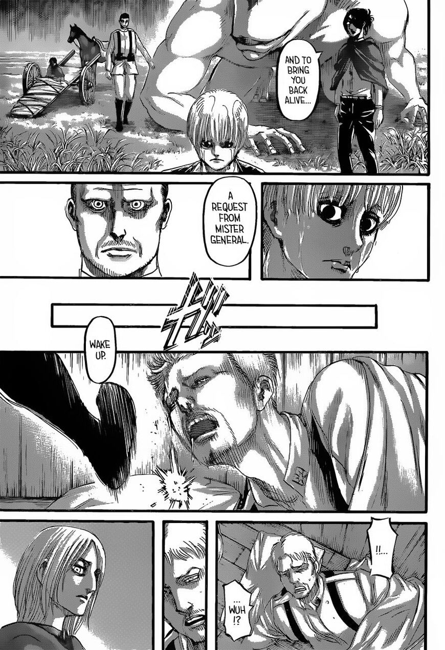 Attack on Titan manga, chapter 126, page 44 of 46