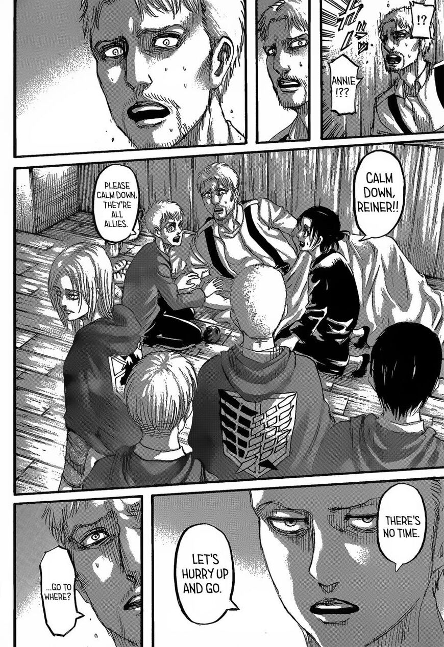 Attack on Titan manga, chapter 126, page 45 of 46
